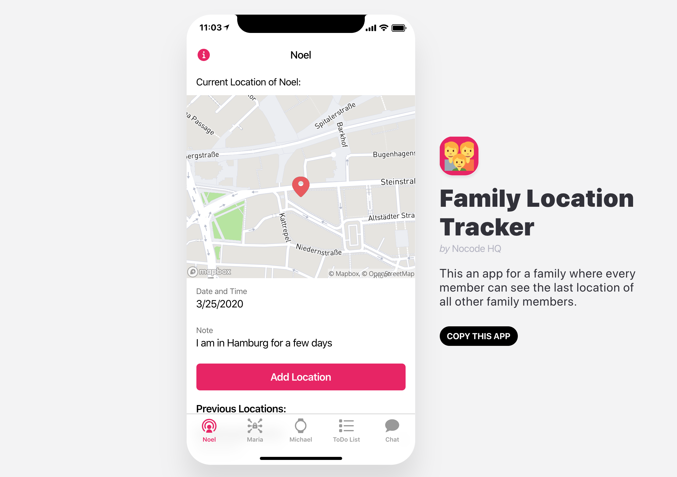 Family Location Tracker